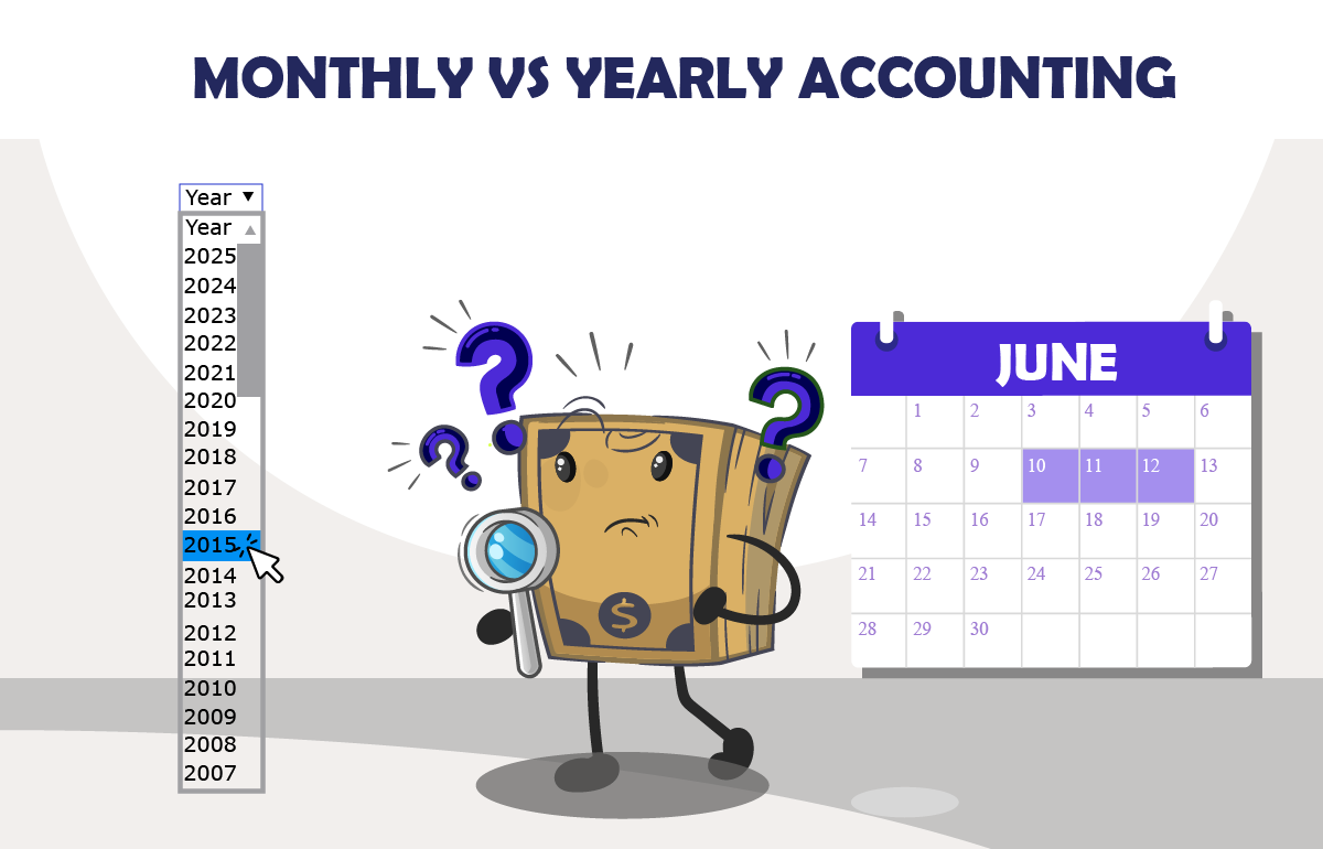 monthly vs yearly accounting Noraal